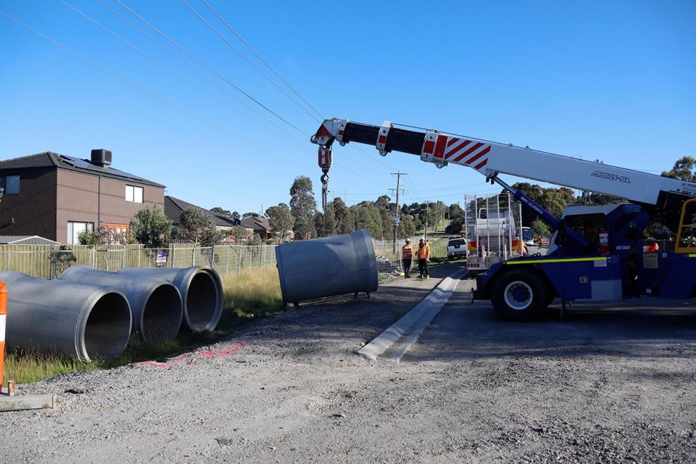 Relocating culverts