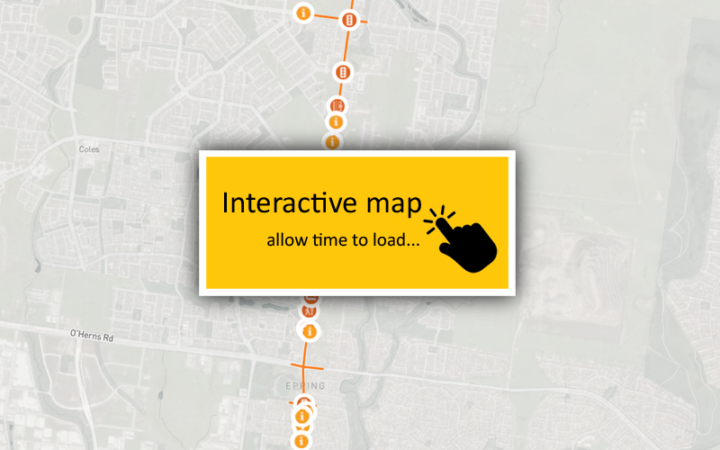 Interactive map image
