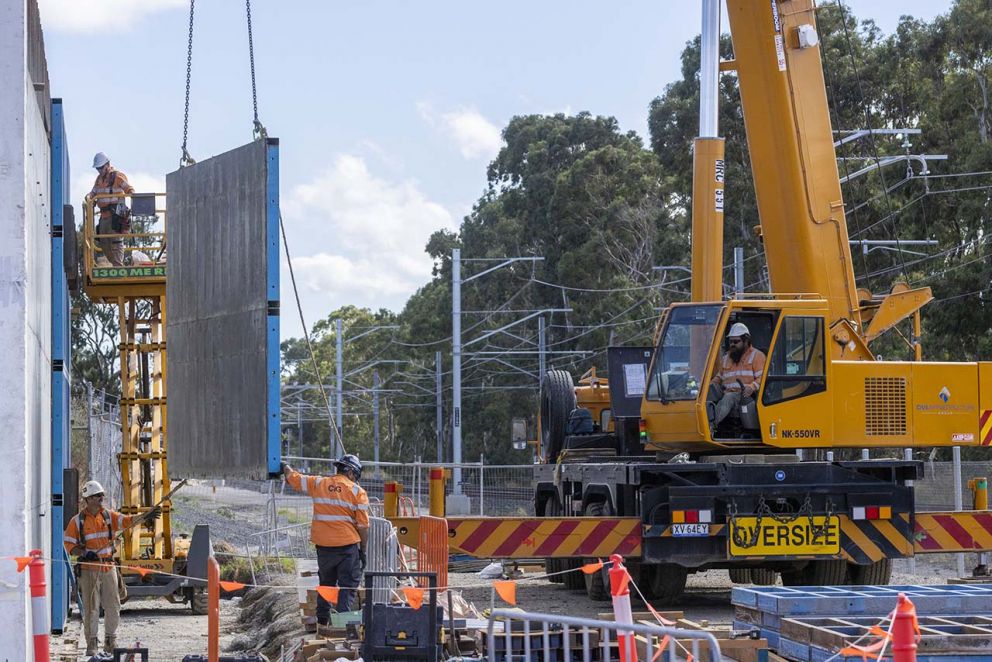 Removal of Formwork for Pier 2