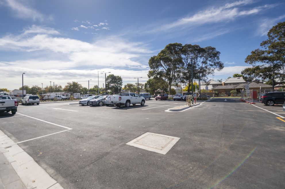 The North Williamstown Station car park has officially reopened