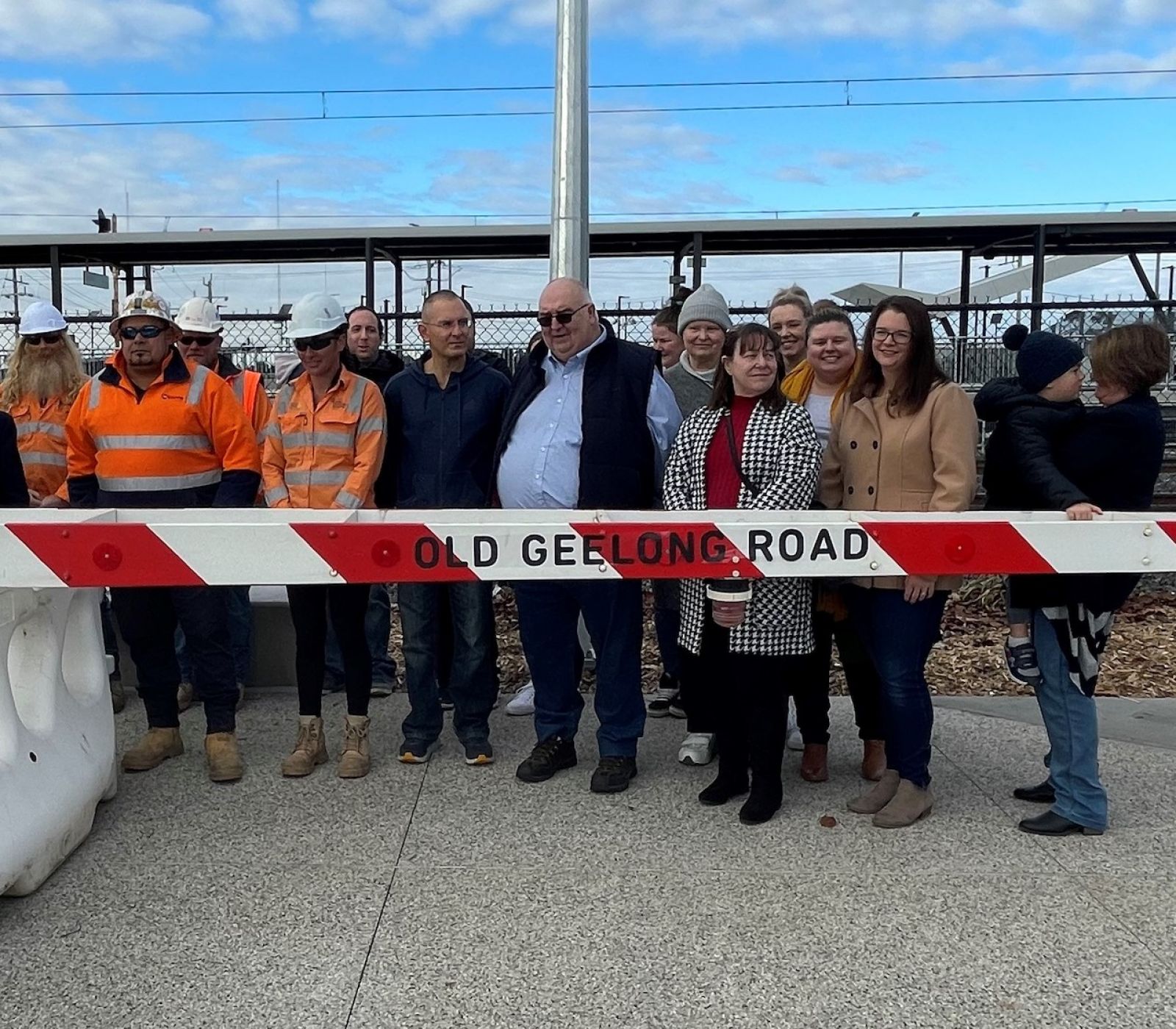 The Old Geelong Road boom gate was gifted to the Hopper family