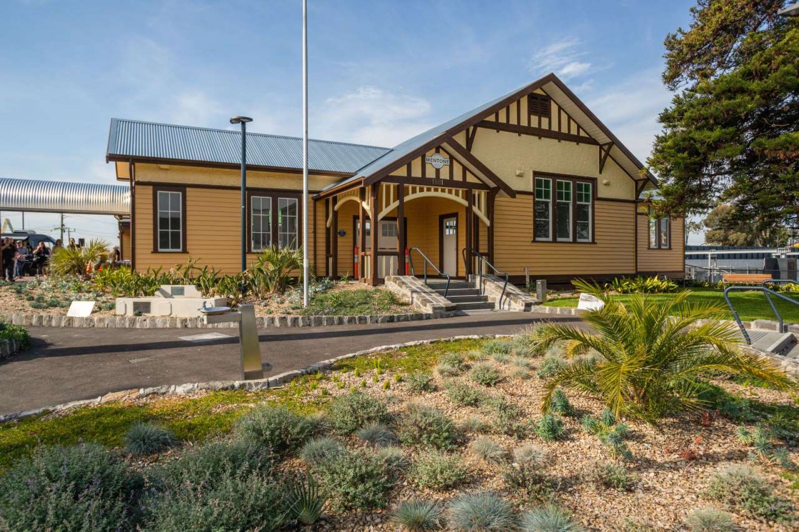 Refurbished Mentone Station Heritage Building