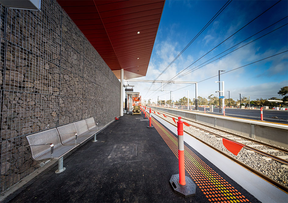 New Mernda Station platform