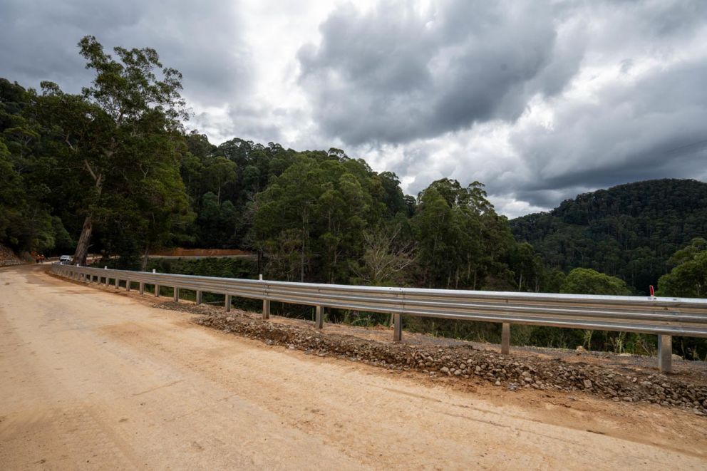 New guard rail installed on 30 March and 31 March – photo taken 31 March