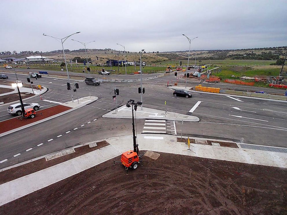 Francis Boulevard intersection – reopened after a 5-week construction blitz
