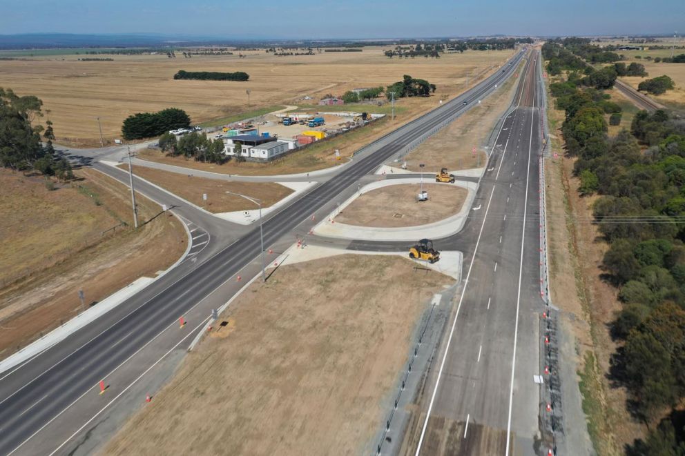 A new, safer intersection at Templetons Road