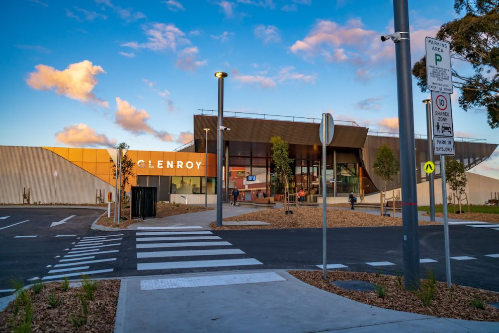 Glenroy Station from the western side.