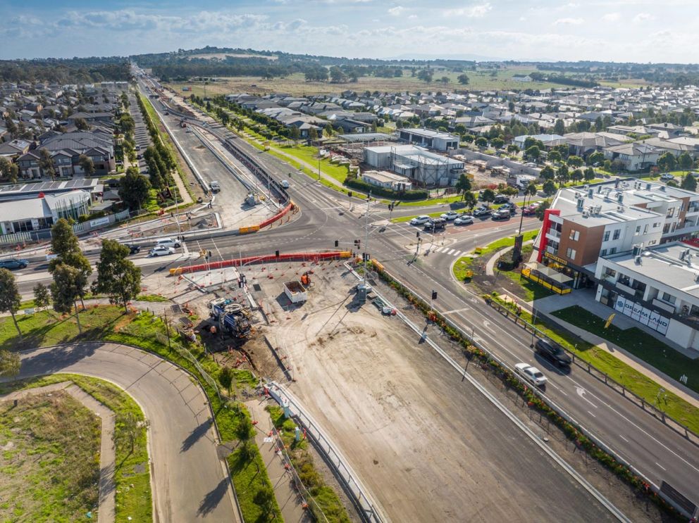 April 2023– Earthworks along Craigieburn Road