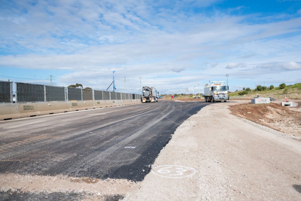 Calder Park Drive road works