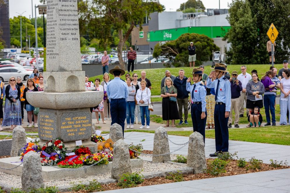 For the first time in recent history, locals were able to commemorate Remembrance Day at the war memorial