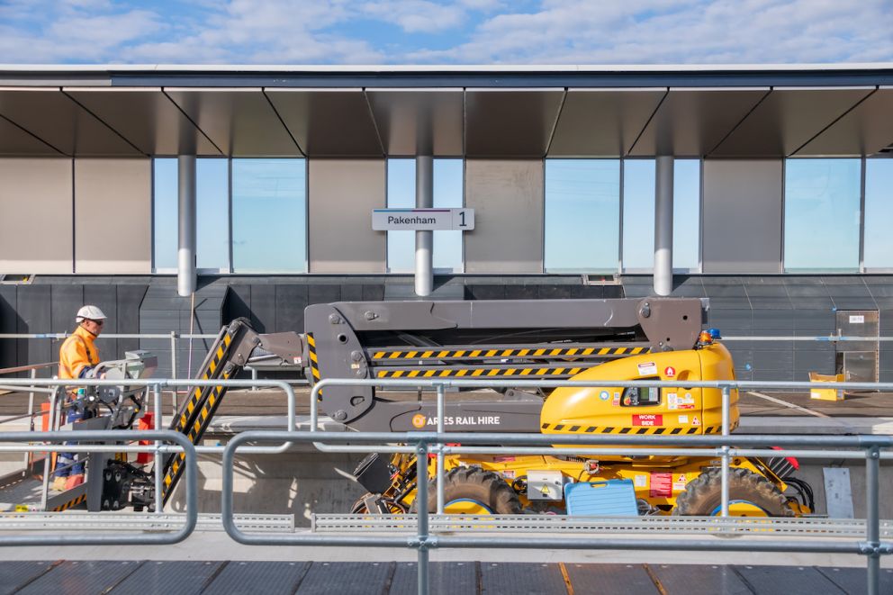 Working at Pakenham Station