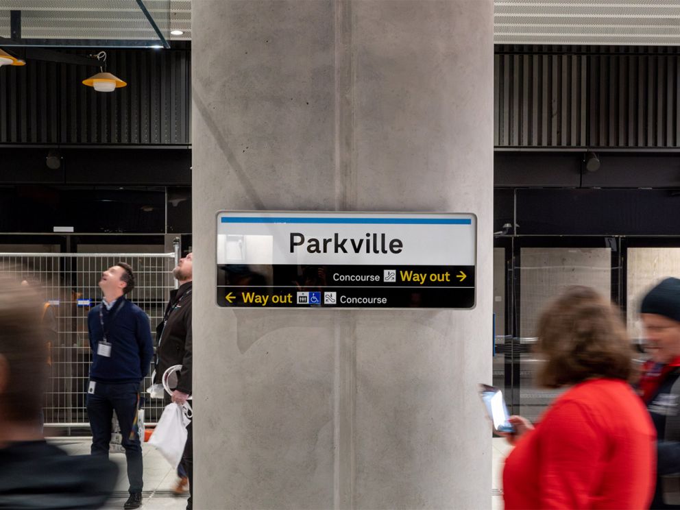 Completed Parkville Station