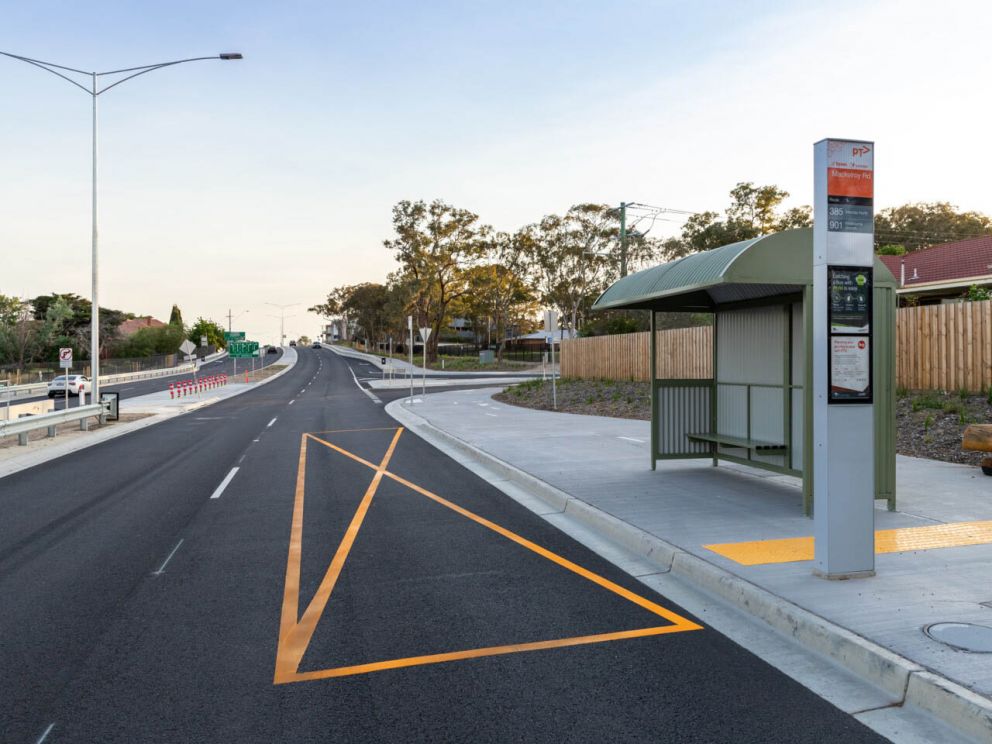 Yan Yean Road Stage 1 completed imagery