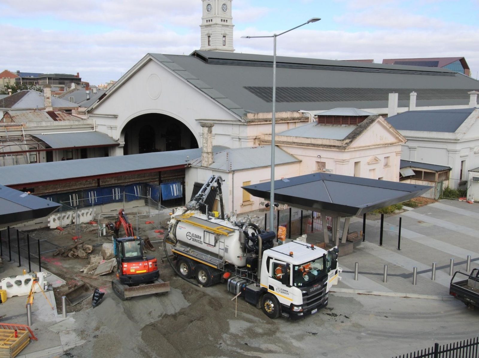 Site establishment works in Ballarat