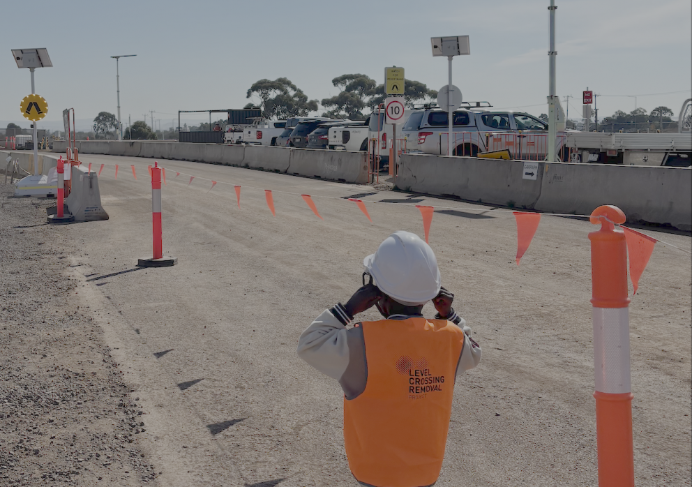 The school holiday program included a site walk