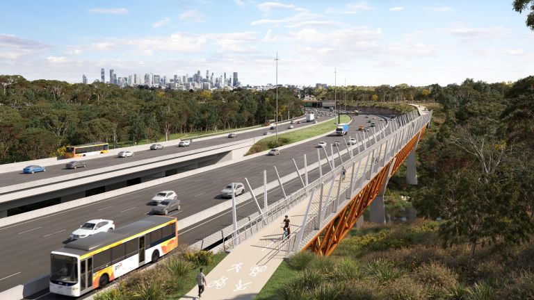 SUP bridge over Yarra