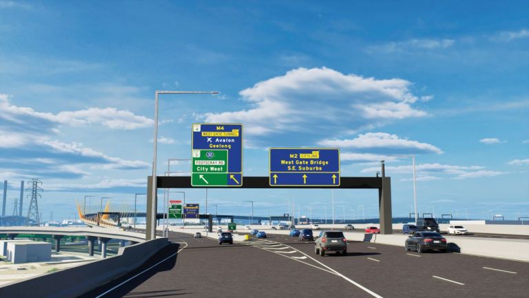 Signage - travelling via CityLink