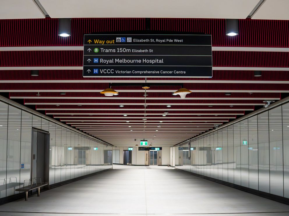 Pedestrian underpass below Royal Parade