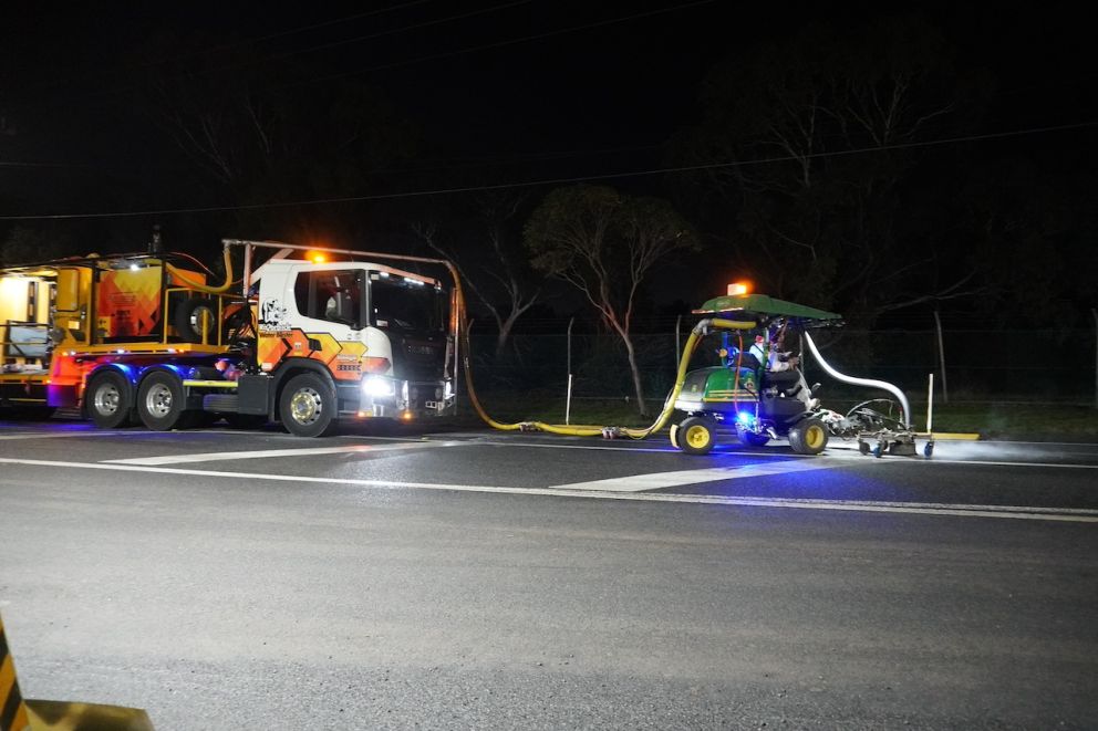 Crews are working with utility providers to relocate underground services at Maidstone Street