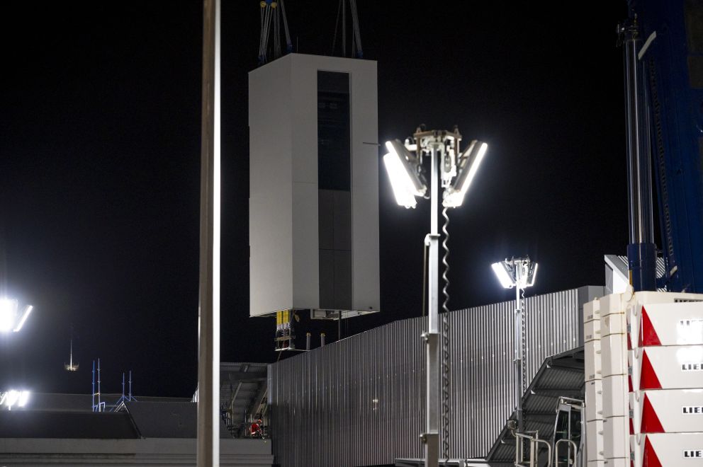 Ballarat Station lift shaft lift