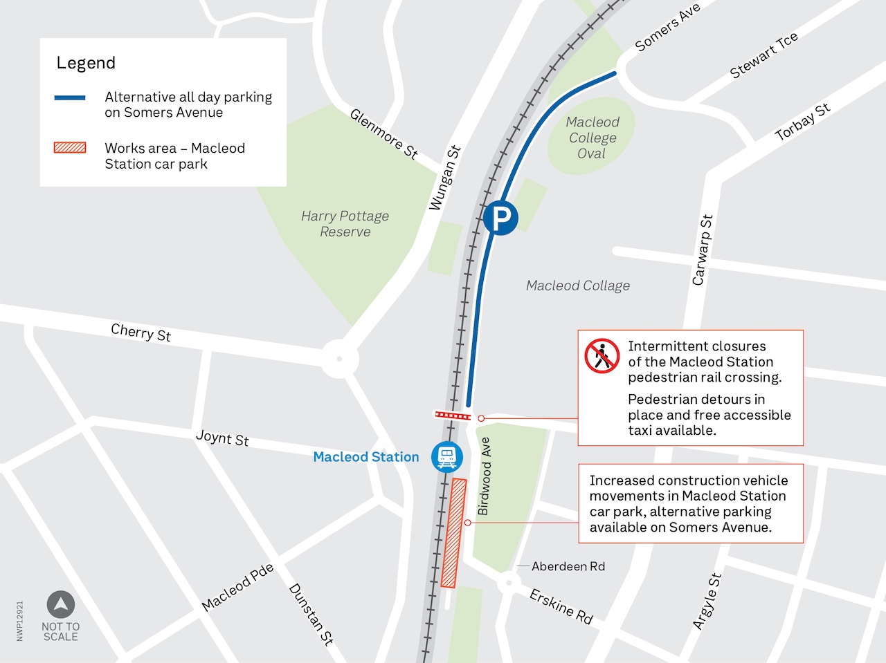 Macleod Station works map