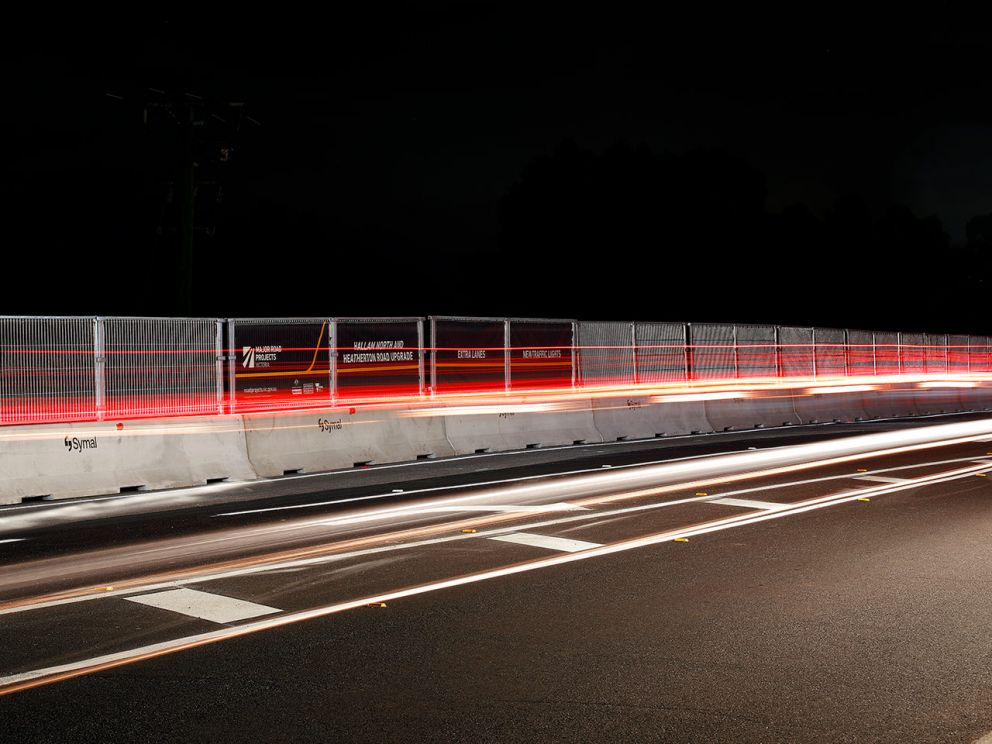 Safety barriers installed on Hallam North Road