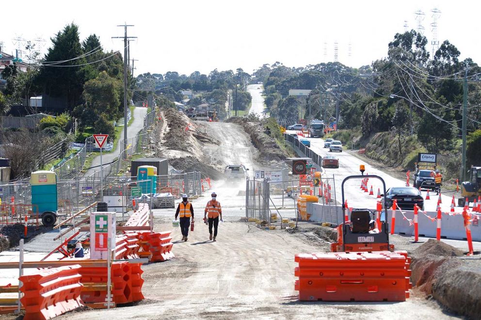 Progress along Hallam North Road