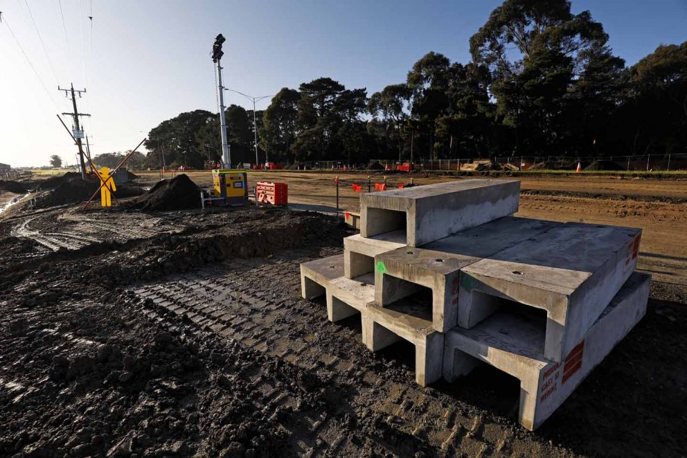 Drainage culverts to be installed as part of the Western Port Highway upgrade