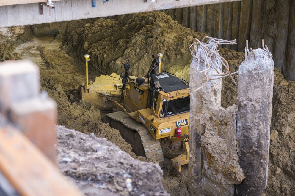 Glen Huntly works progress – mid July - Victoria’s Big Build