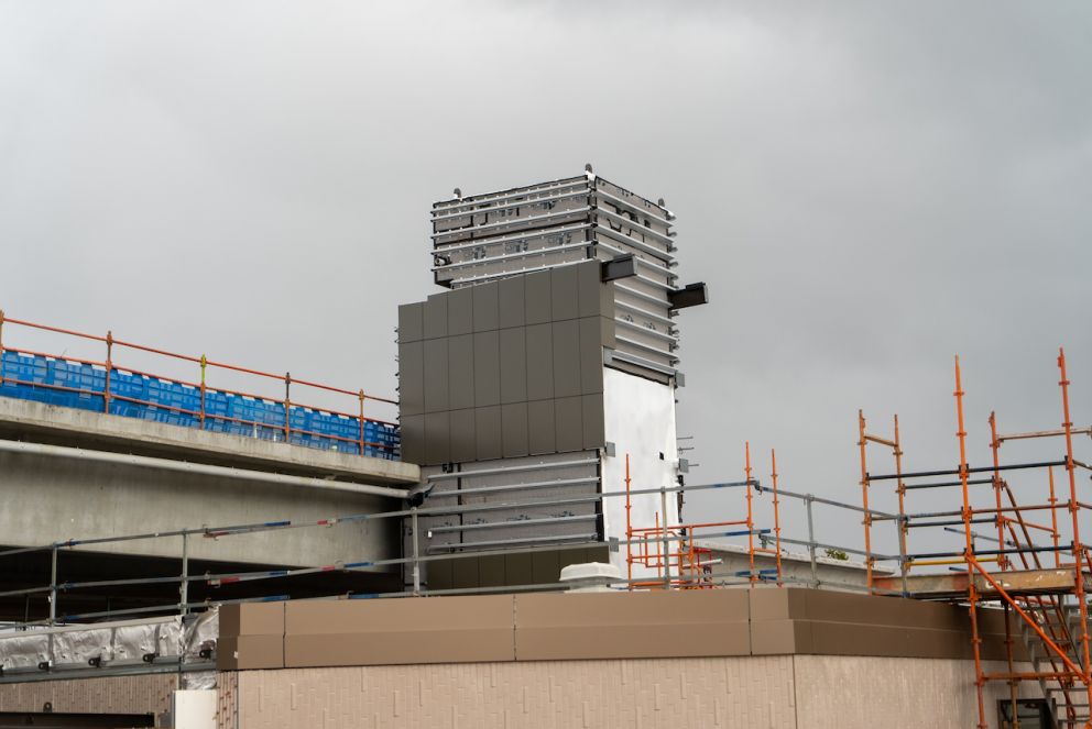 Lift at the new Croydon Station