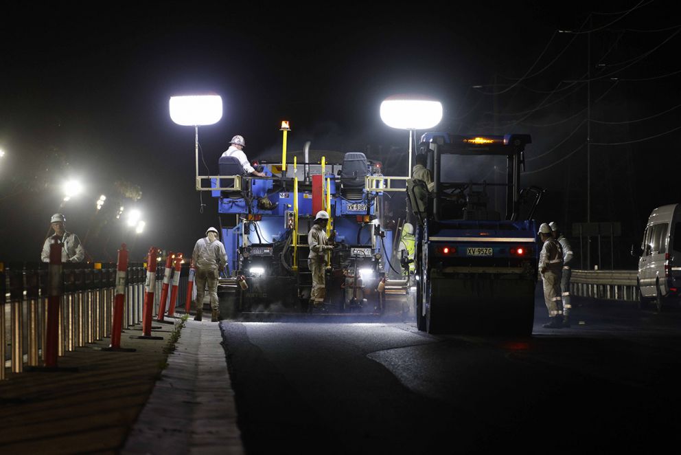 Healesville-Koo Wee Rup Road June 2024 construction image