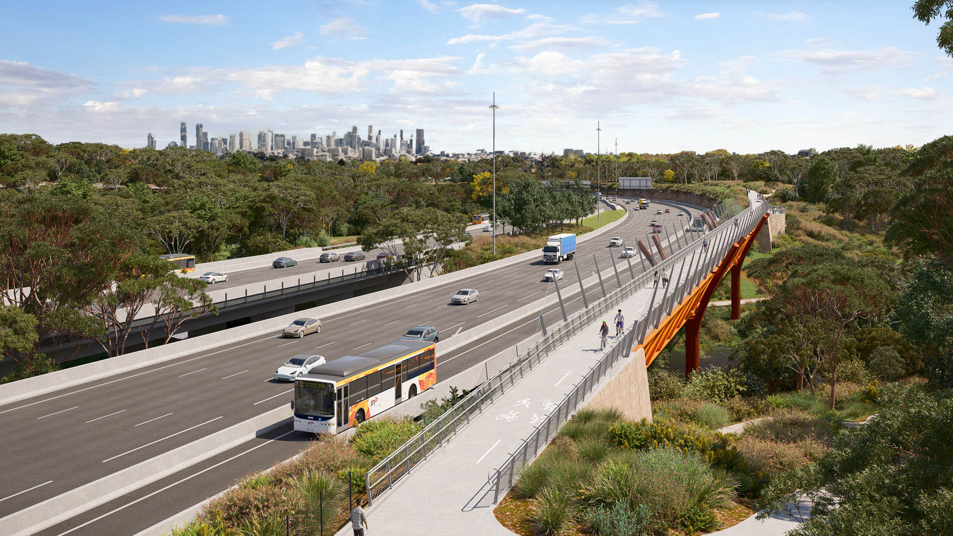 Yarra River bridge and Eastern Busway - view to city.jpg