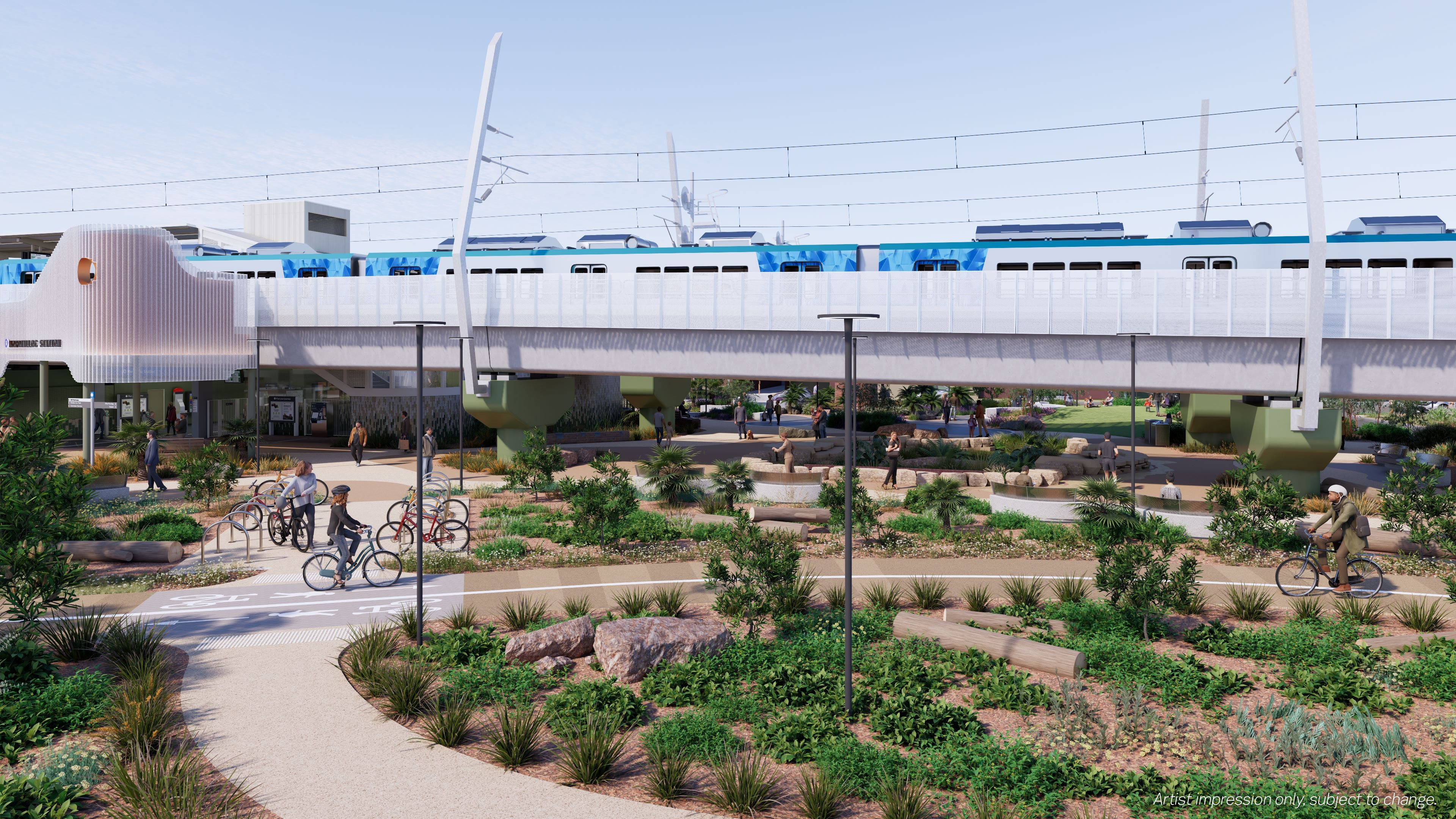 Landscaping artist impression