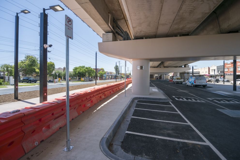 Works around the new Parkdale Station will continue into 2025