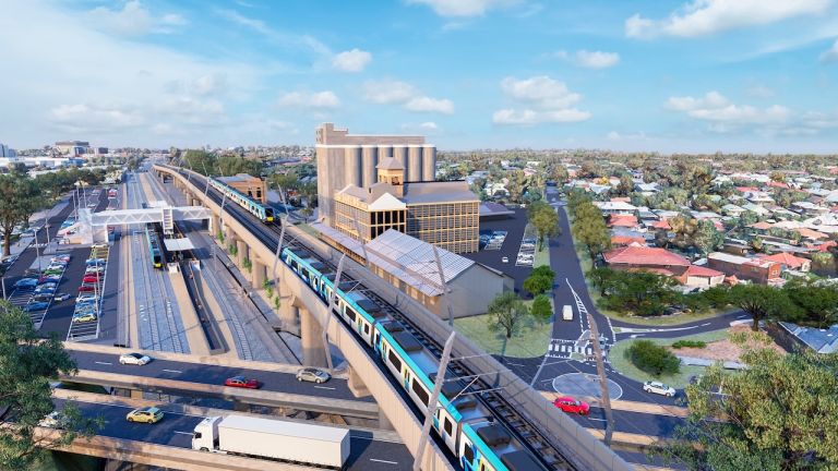 Albion Station flyover