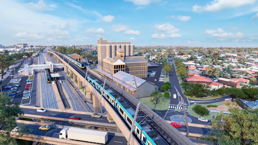 Albion Station flyover