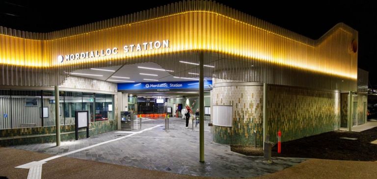 The new premium Mordialloc Station opened early morning Thursday 21 May