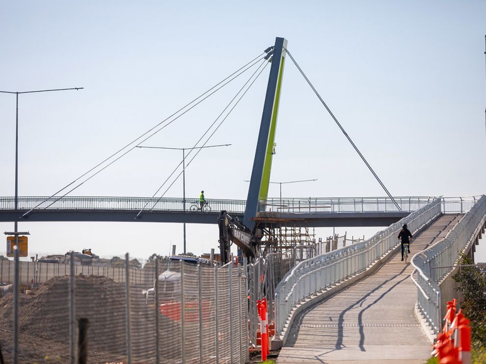 New overpass ramps