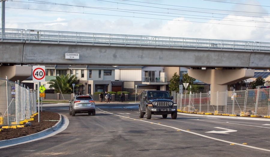 The level crossings have been removed from McDonald Street, Mordialloc and Station Street, Aspendale