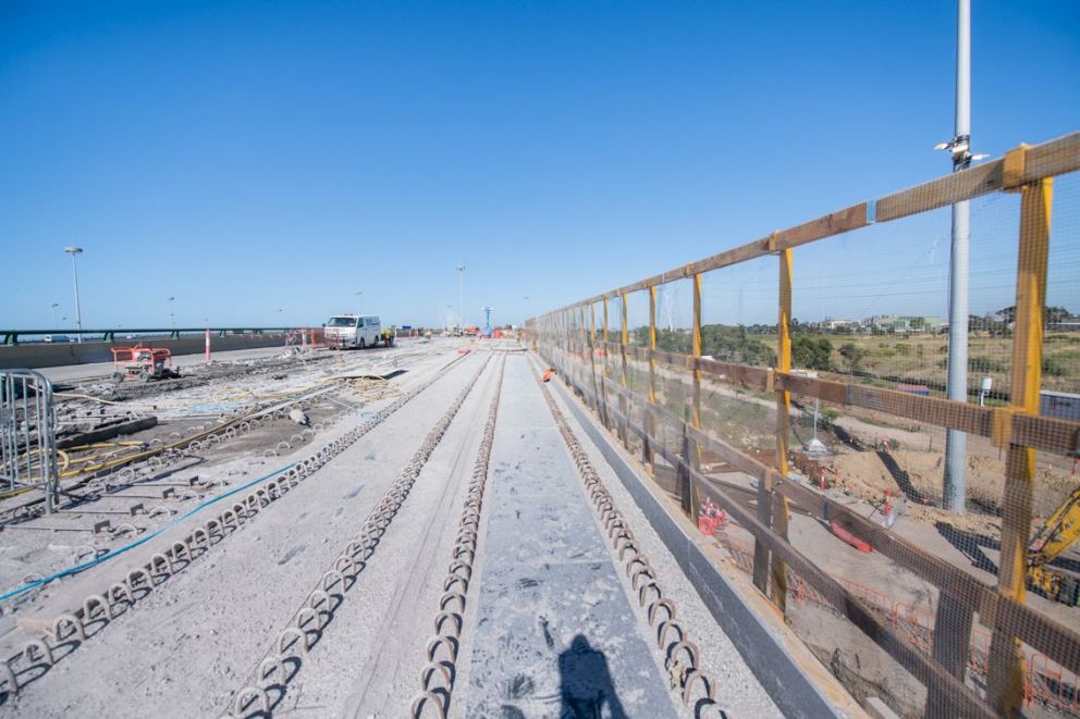 Entry ramp from M80 to the West Gate Freeway