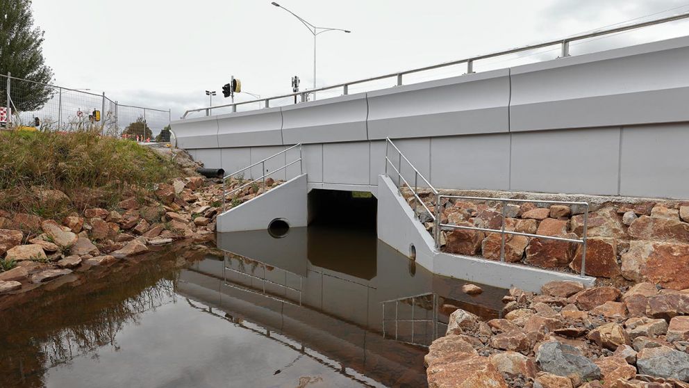 Major works at Troups Creek are now complete