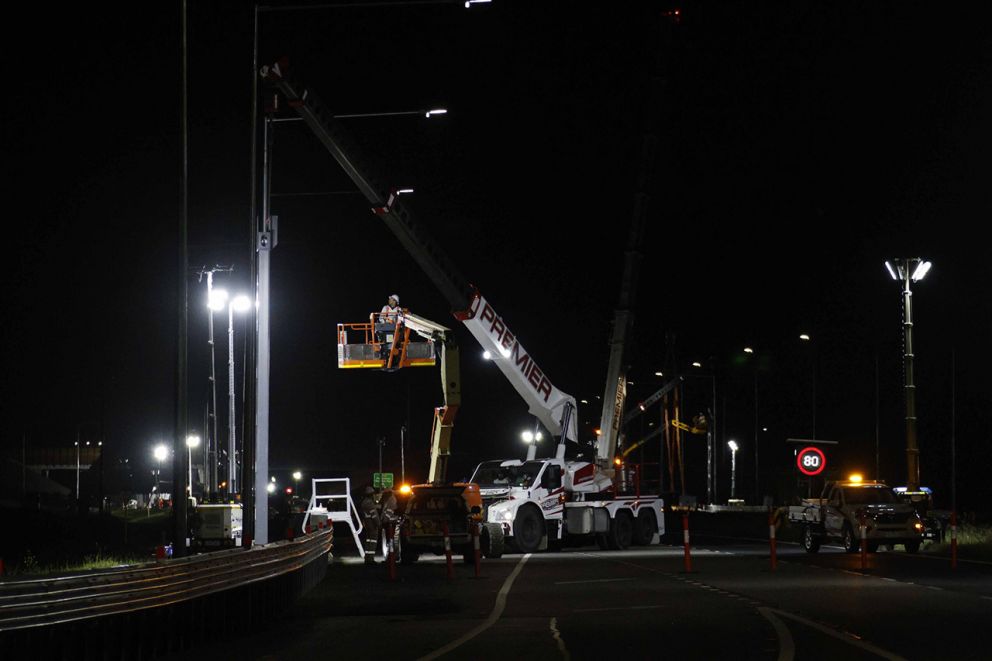 October 2024- Gantry installation in progress