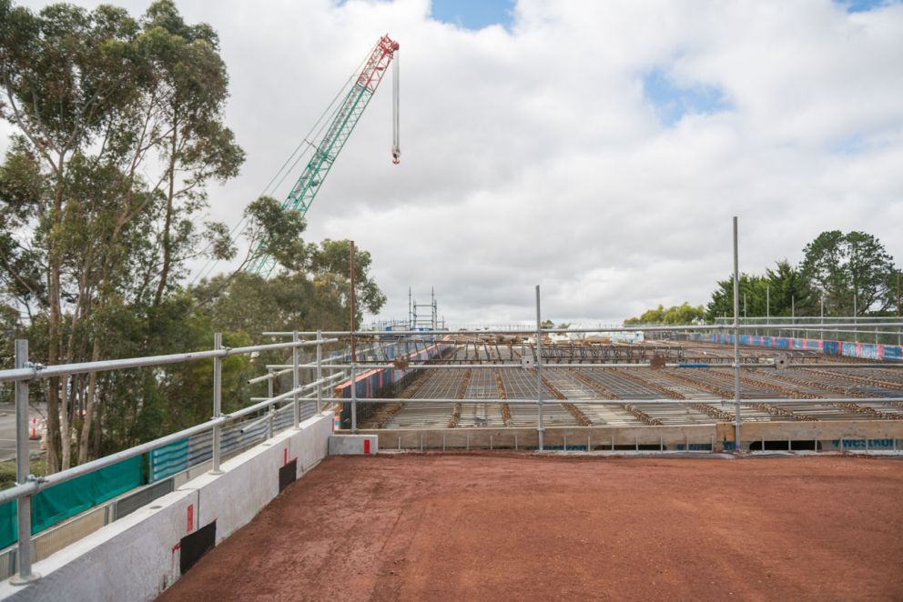 42 giant bridge beams have been installed