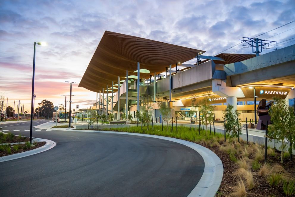 The new Pakenham bus interchange