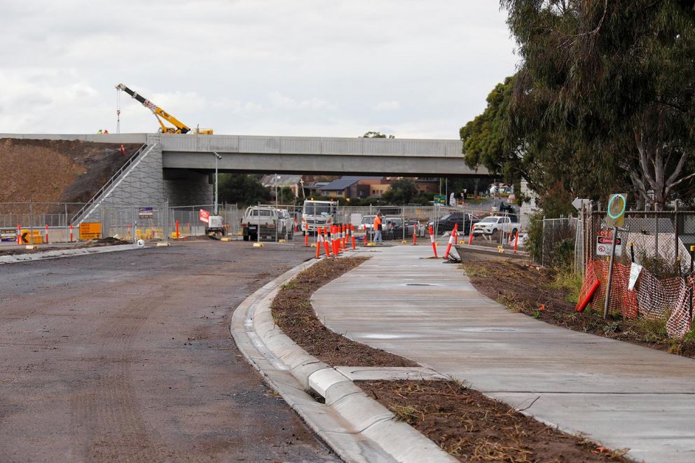 The bridge over Centre Dandenong Road