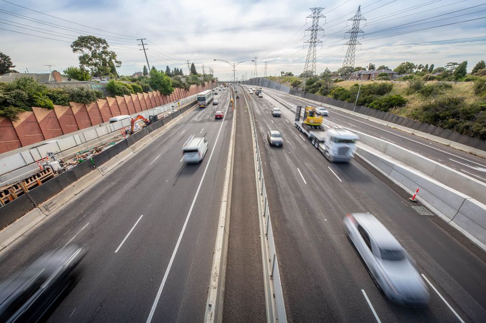 Sydney Road section of the project