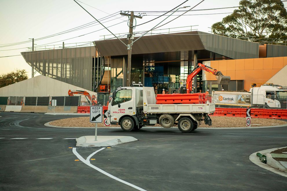 March - The new Hartington Street roundabout opened