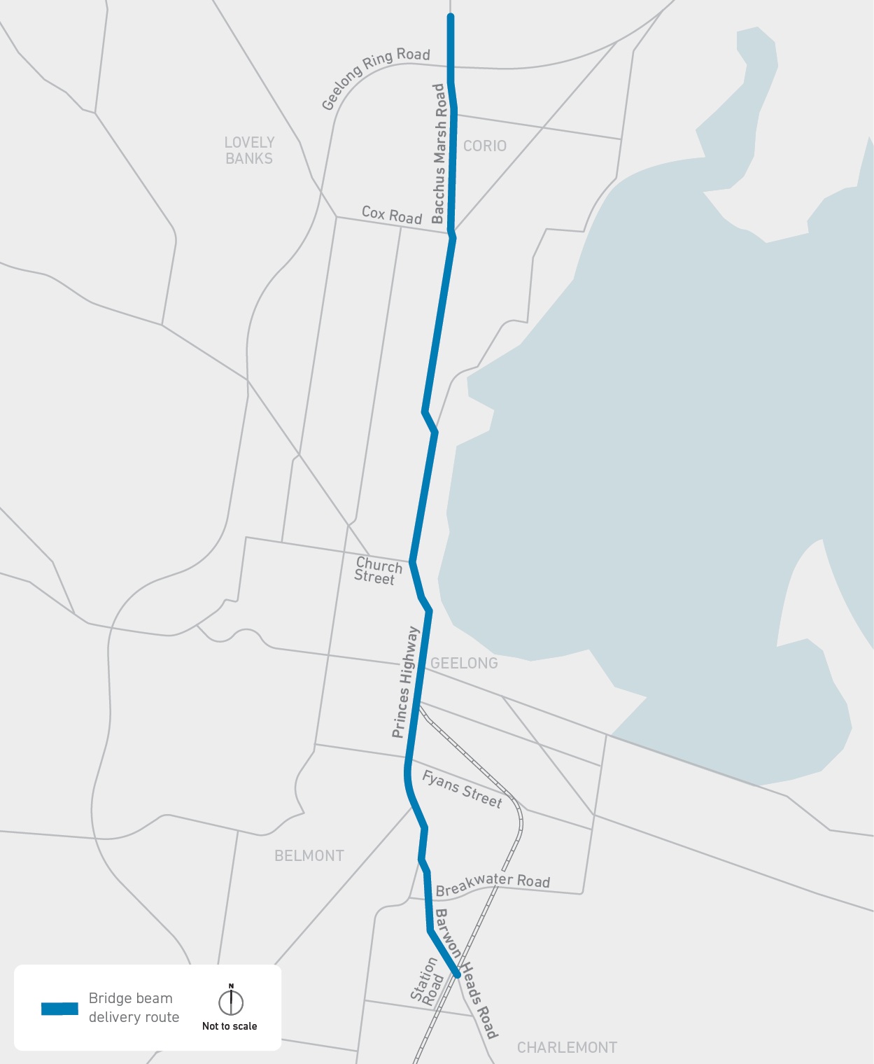 Heavy Haulage Route Map