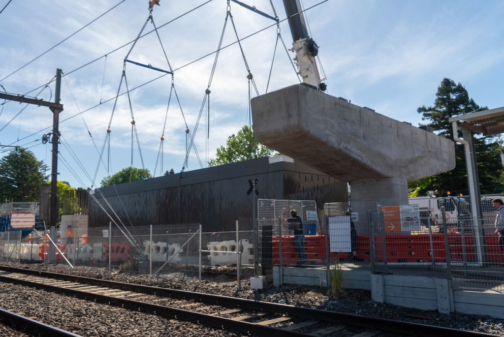 Croydon’s modern new transport hub continues to shape