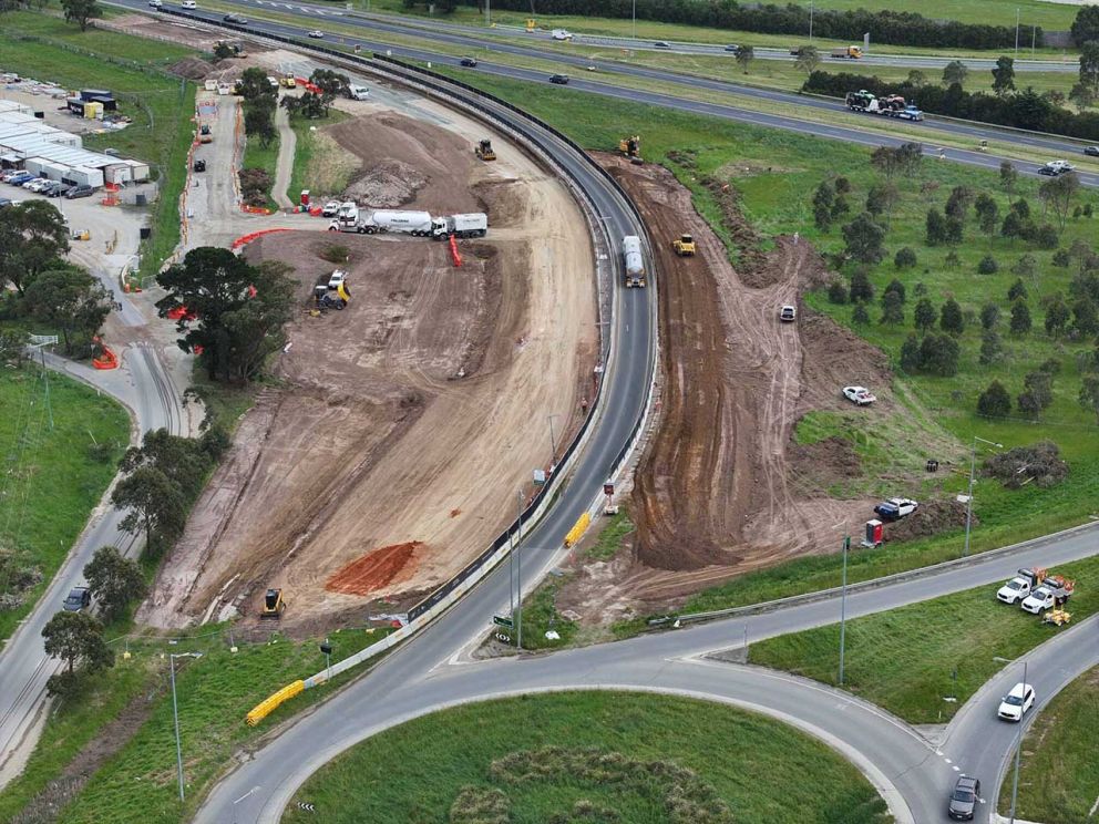 October 2024- Works have begun to widen the McGregor Road citybound entry ramp